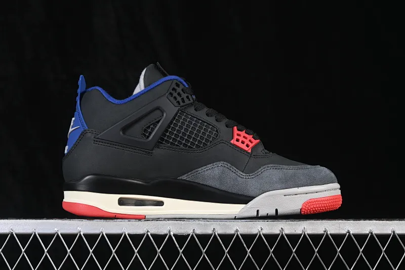All categories Air Jordan Jordan series basketball shoes Air Jordan 4 X version Air Jordan 4 Retro "Lase" AJ4 Joe 4 black gray blue color FV5029-003